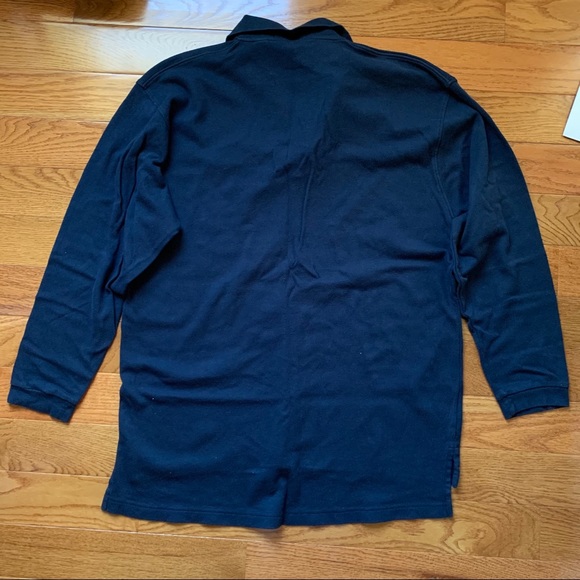 Men’s Relaxed LS Soft Cotton Polo Shirt - Picture 5 of 6